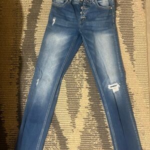 KanCan Faded Blue Skinny Jeans